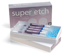 Super Etch 10 x 2 mL Syringe Kit. 37% Phosphoric Acid Etch Gel, Bulk Kit: 10 - 2 mL (2.5 gram)
