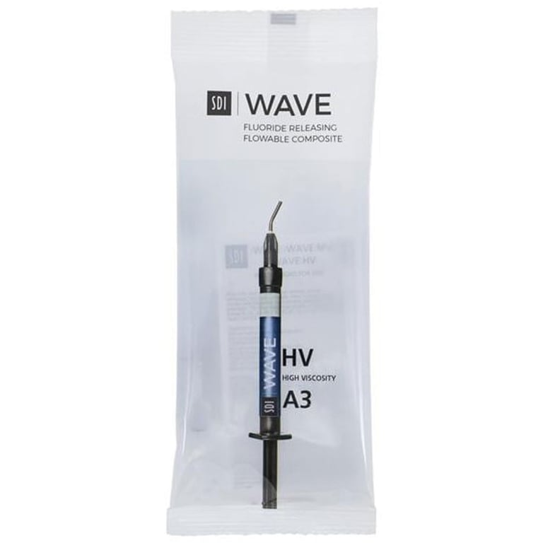 Wave HV Wave - A3 Syringe, HV Flowable Composite, Light-Cured: 1 - 1 Gm. Syringe and 5 Disposable