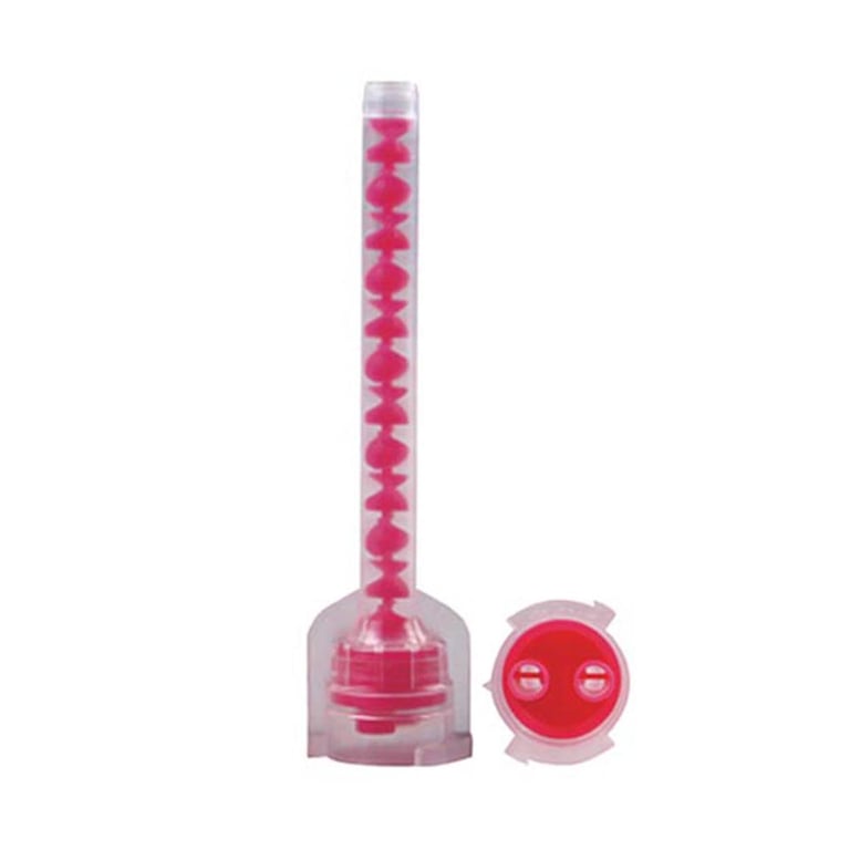 DentiAnn 1:1 HP Mixing Tips, 5.4mm, Medium, Pink, 50/Pk. Designed for controlled, bubble-free