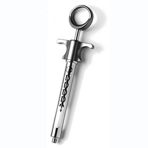 Septodont Fusion Titanium Aspirating Syringe, Lightweight construction of aluminum