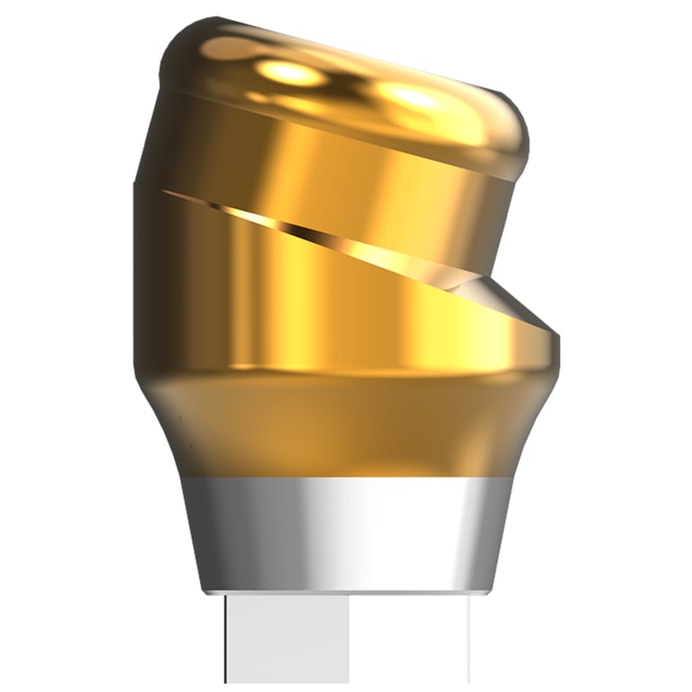 Seum Medi 15° Angled IOS Abutment for Hiossen EK, 1.5mm, 1/Pk. Kit provides 15° angled abutment