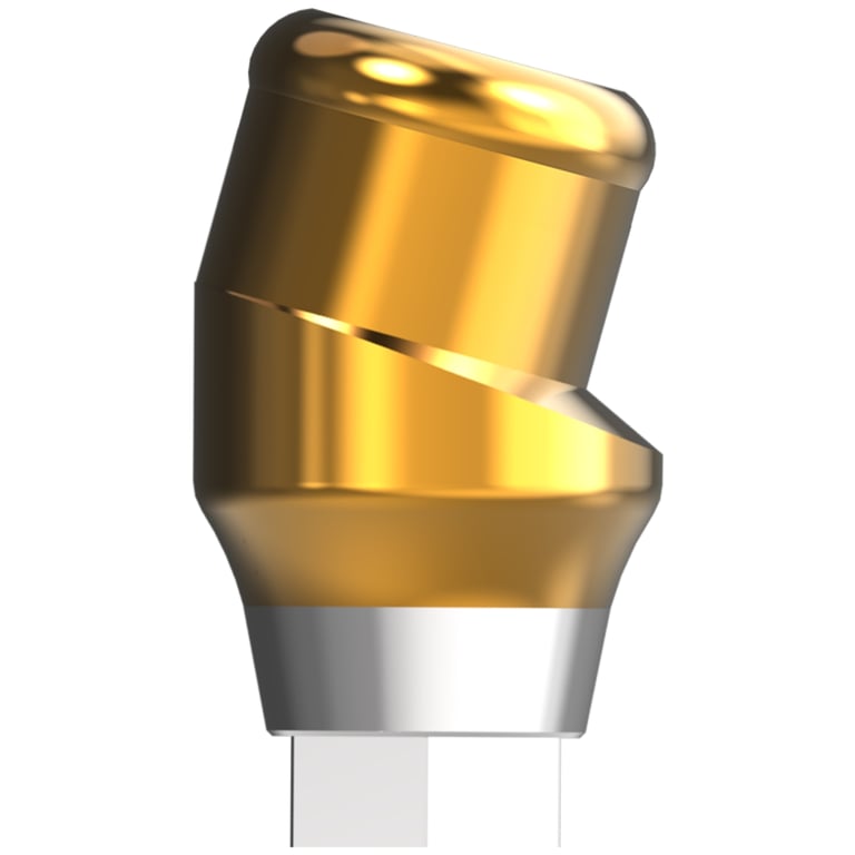 Seum Medi 15° Angled IOS Abutment for SIN CM, 3.0mm, 1/Pk. Kit provides 15° angled abutment