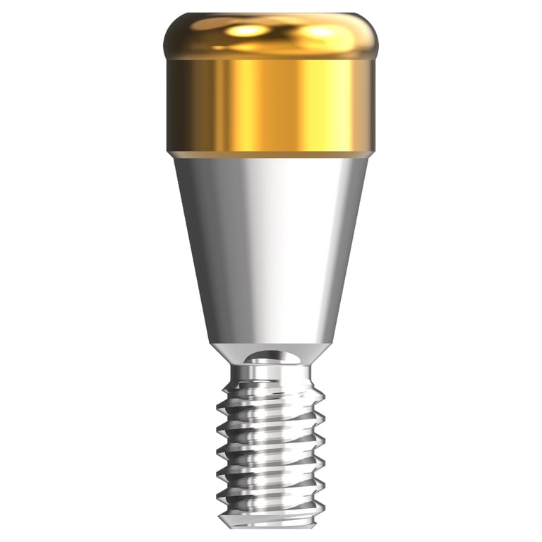 Seum Medi IOS Abutment for Hiossen EK, 2.0mm, 1/Pk. Includes abutment and male processing set
