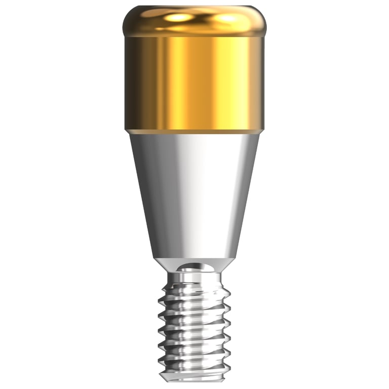 Seum Medi IOS Abutment for Hiossen EK, 3.0mm, 1/Pk. Includes abutment and male processing set