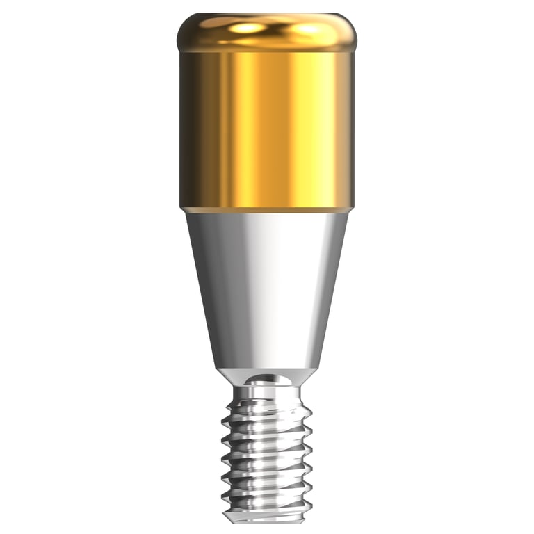 Seum Medi IOS Abutment for Hiossen EK, 4.0mm, 1/Pk. Includes abutment and male processing set