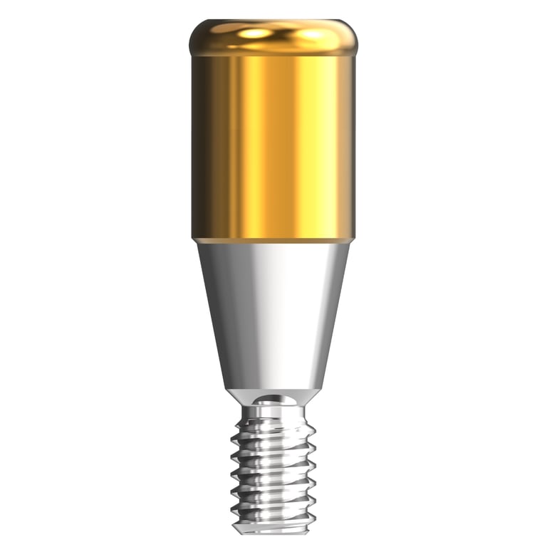 Seum Medi IOS Abutment for Hiossen EK, 5.0mm, 1/Pk. Includes abutment and male processing set