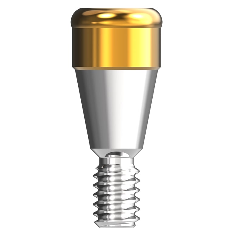 Seum Medi IOS Abutment for Straumann Bone Level NC, 2.0mm, 1/Pk. Includes abutment and male