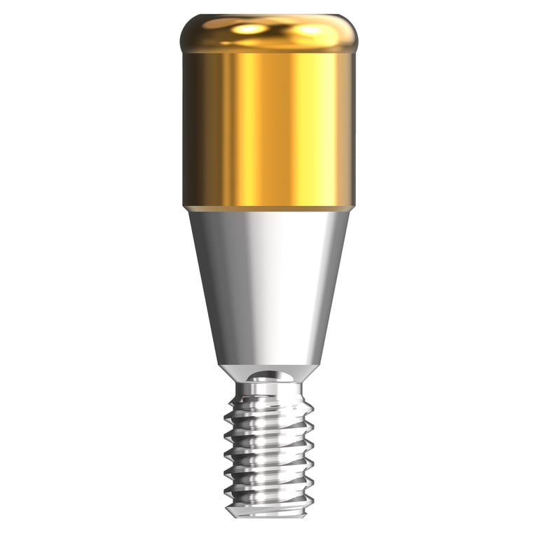 Seum Medi IOS Abutment for Straumann Bone Level RC, 4.0mm, 1/Pk. Includes abutment and male