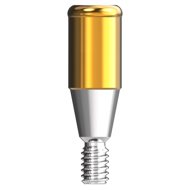 Seum Medi IOS Abutment for Straumann Bone Level RC, 6.0mm, 1/Pk. Includes abutment and male