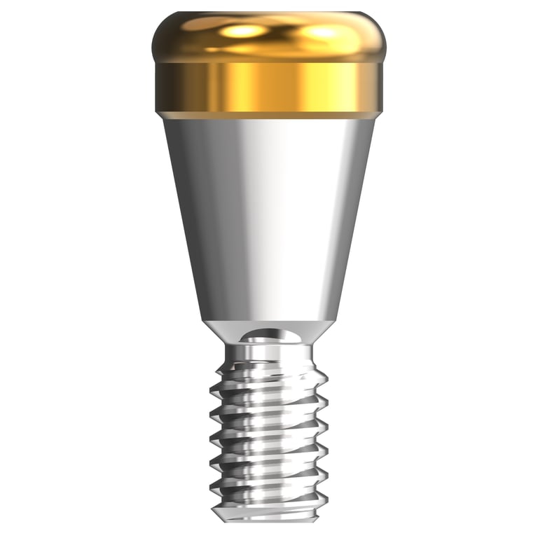 Seum Medi IOS Abutment for MIS SEVEN (Standard), 1.0mm, 1/Pk. Includes abutment and male