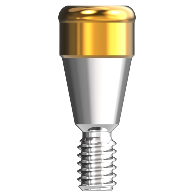Seum Medi IOS Abutment for MIS SEVEN (Standard), 2.0mm, 1/Pk. Includes abutment and male