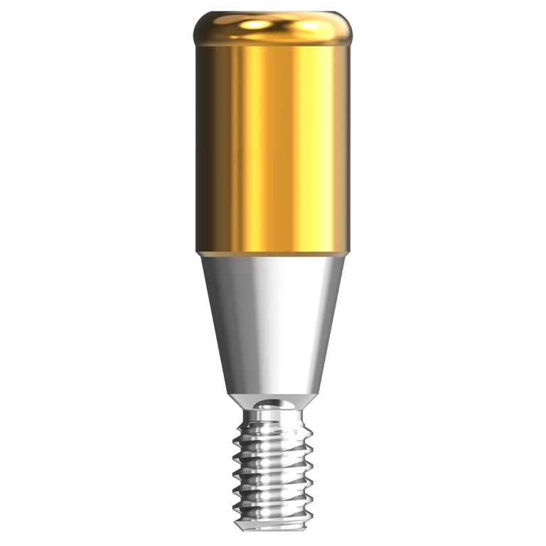 Seum Medi IOS Abutment for MIS SEVEN (Standard), 6.0mm, 1/Pk. Includes abutment and male