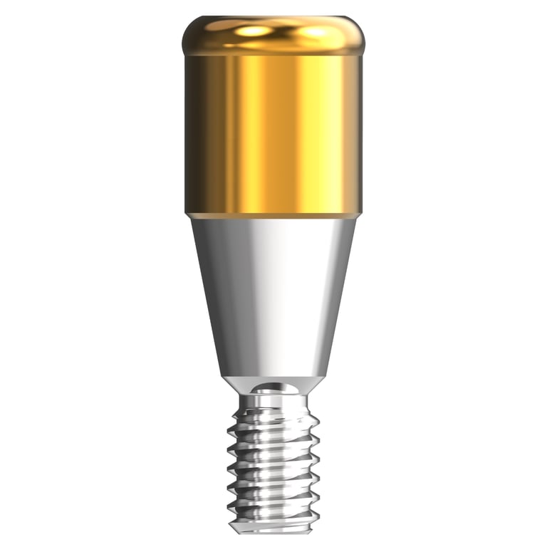 Seum Medi IOS Abutment for MIS SEVEN (Wide 5.0), 4.0mm, 1/Pk. Includes abutment and male