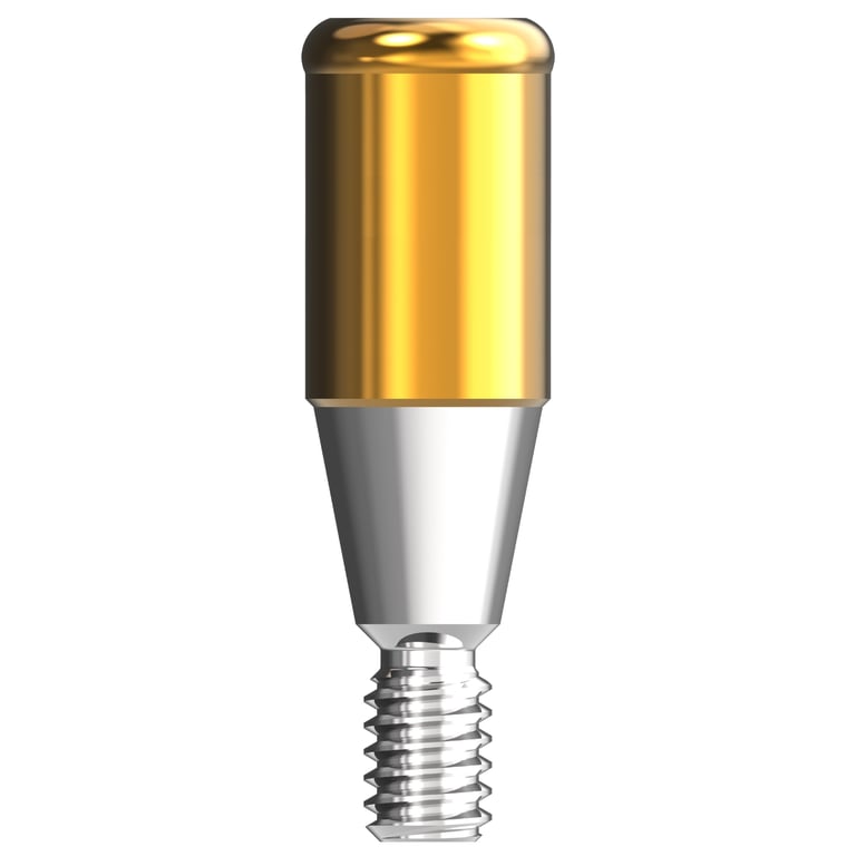 Seum Medi IOS Abutment for MIS SEVEN (Wide 5.0), 6.0mm, 1/Pk. Includes abutment and male