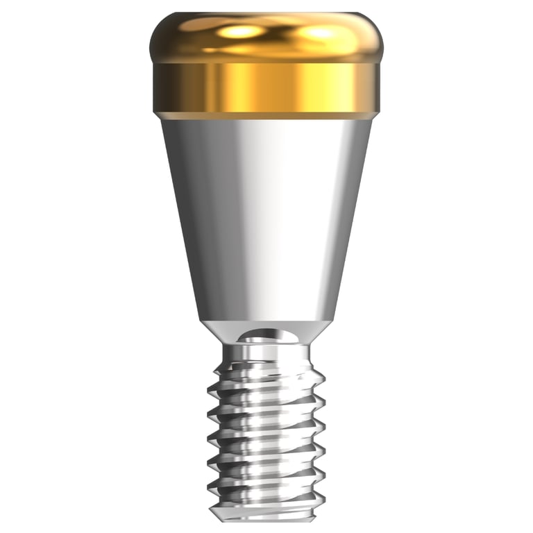 Seum Medi IOS Abutment for SIN CM, 1.0mm, 1/Pk. Includes abutment and male processing set