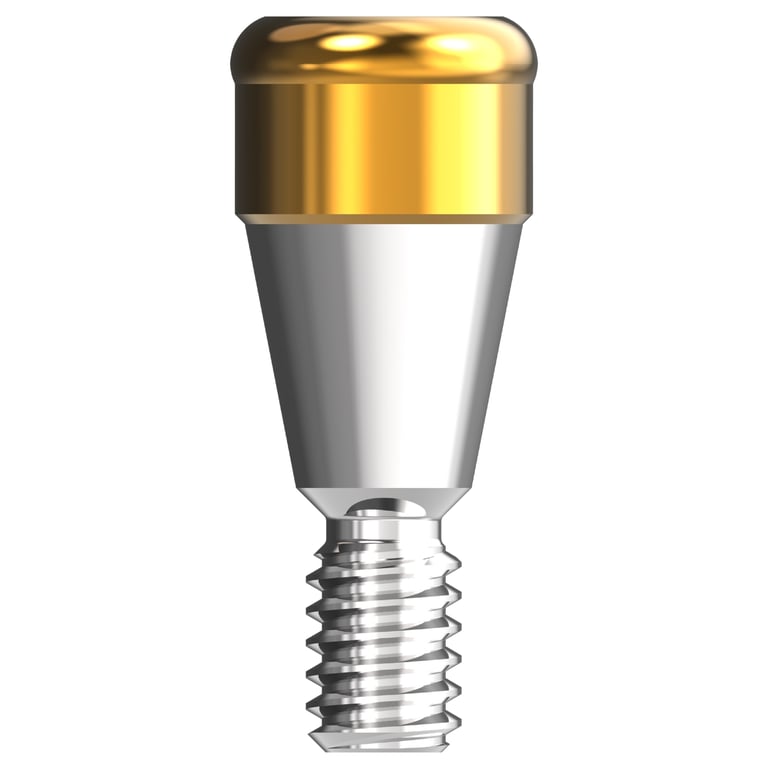 Seum Medi IOS Abutment for SIN CM, 2.0mm, 1/Pk. Includes abutment and male processing set