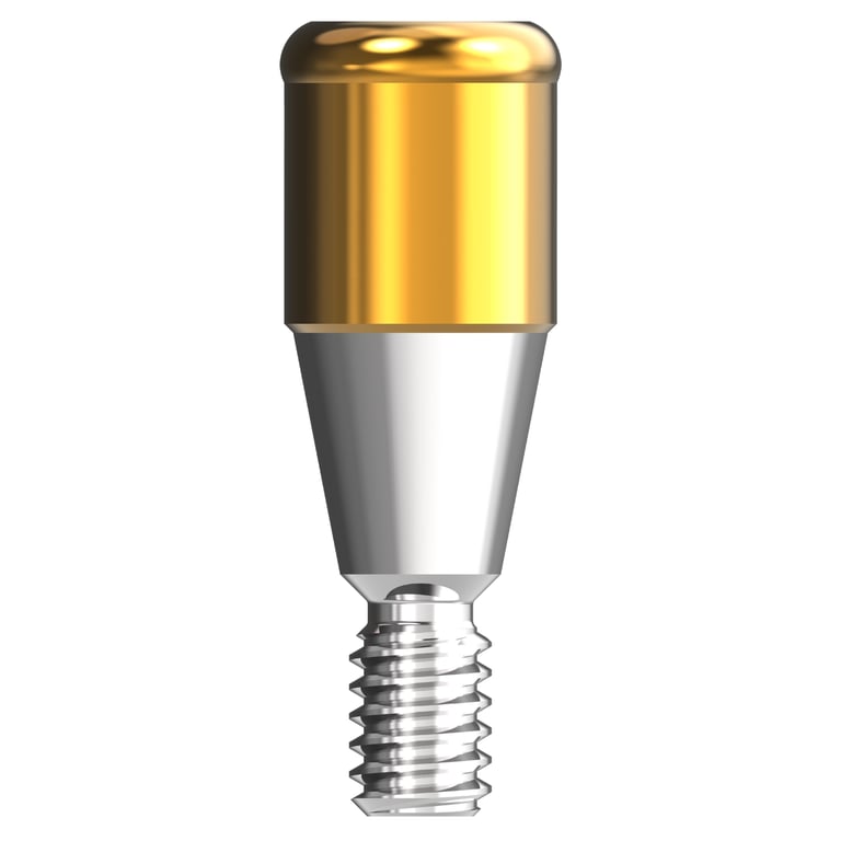 Seum Medi IOS Abutment for SIN CM, 4.0mm, 1/Pk. Includes abutment and male processing set