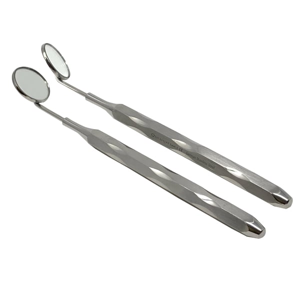 10 Pcs Dental Mouth Mirror Heads #5 Cone Socket Plain Stainless Steel Precise Canada