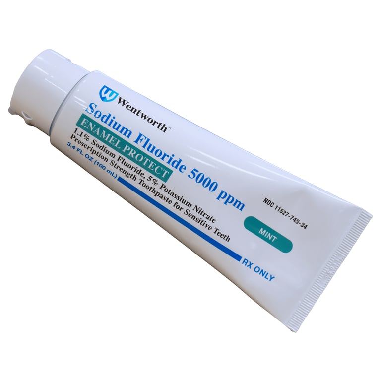 Wentworth 1.1% Sodium Fluoride Enamel Protect Toothpaste, Mint, 3.4 fl oz Tube, 1/Pk