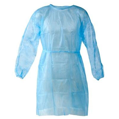 Bornd Disposable Gowns, Blue 10/Pk. Level 1, 45 gsm