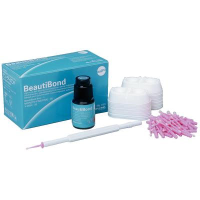 BeautiBond Bottle, 7th-generation Bonding Agent, 6 mL Bottle & 50 Micro Brushes. Has an exclusive