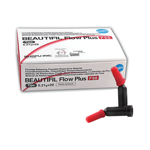 Beautifil Flow Plus F00 Zero Flow - B1, 20 x 0.21 gram Compule Tips. Injectable hybrid restorative