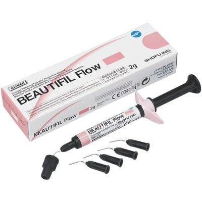 Beautifil Flow FO2 - Low Flow A2 Syringe - Flowable Restorative Material, 1 - 2 Gram Syringe and 5