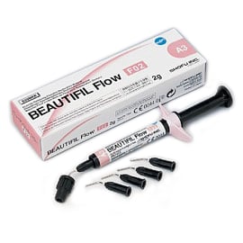 Beautifil Flow FO2 - Low Flow A3 Syringe - Flowable Restorative Material, 1 - 2 Gram Syringe and 5