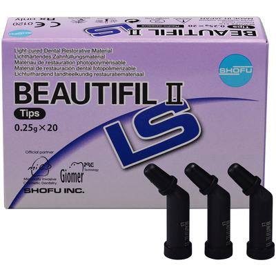 Beautifil II LS A2, 20 x 0.25 gm Tips. LS (Low Sh