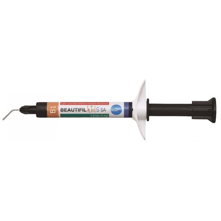 Beautifil Kids SA Flowable Composite, Primary B1, 2.2 Gm Syringe, 1/Pk. BPA-free self-adhesive