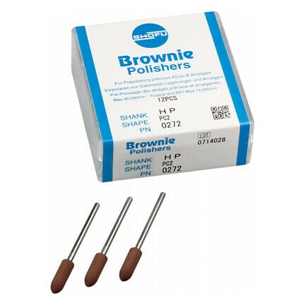 Brownie (Prepolish) HP PC2 Point, 12/pk. For precious and semi-precious metals