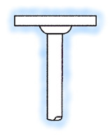 Brownie (Prepolish) Latch (CA) WH6 square edge Wheel, 12/pk. For precious and semi-precious metals