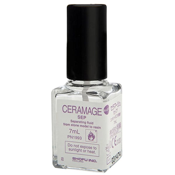 Ceramage Separator (Sep) 7ml Bottle. Compatible light-curing C & B composite systems