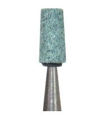 Dura-Green TC3 tapered cone HP (handpiece), 12/pk, silicon carbide finishing stones