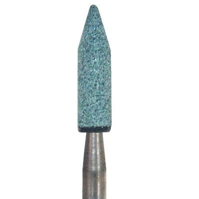 Dura-Green PC1 bullet HP Fine (handpiece), 12/pk, silicon carbide finishing stones