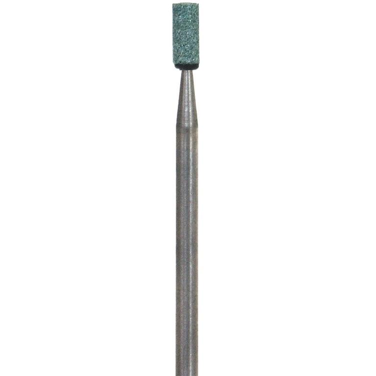 Dura-Green CY3 flat end cone CA (contra angle), 12/pk, silicon carbide finishing stones