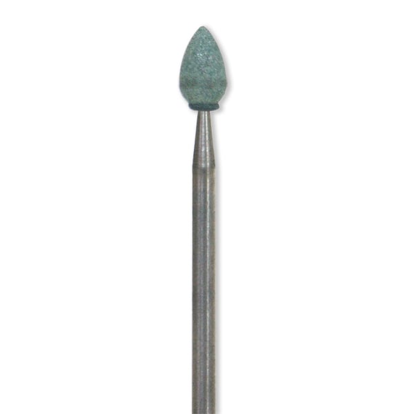 Dura-Green FL4 flame HP (handpiece), 12/pk, silicon carbide finishing stones