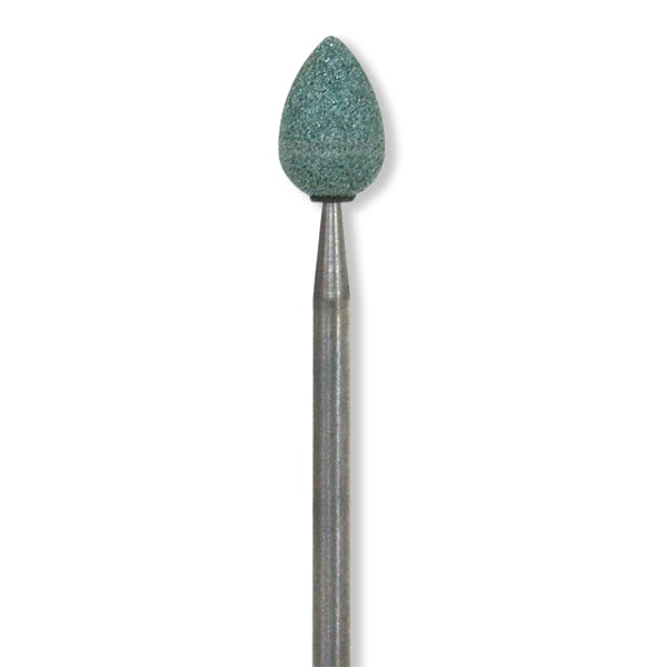 Dura-Green FL5 flame HP (handpiece), 12/pk, silicon carbide finishing stones