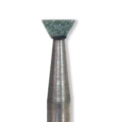 Dura-Green IC1 inverted cone HP (handpiece), 12/pk, silicon carbide finishing stones