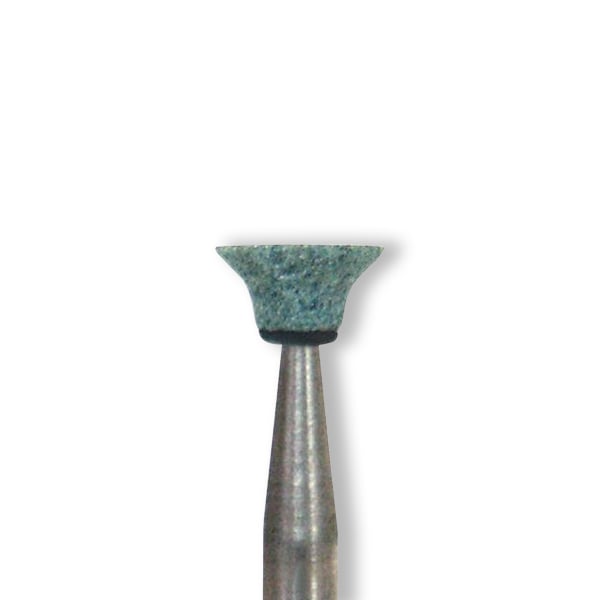 Dura-Green IC3 inverted cone CA (contra angle), 12/pk, silicon carbide finishing stones