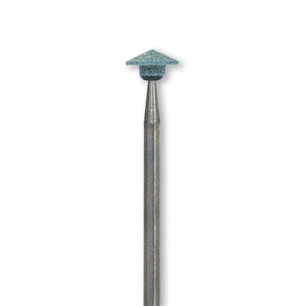 Dura-Green KN3 knife edge HP (handpiece), 12/pk, silicon carbide finishing stones