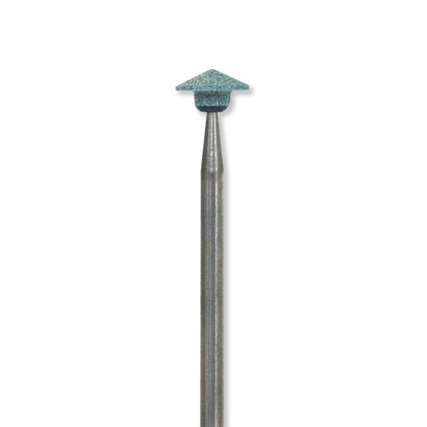 Dura-Green KN4 knife edge knife edge HP (handpiece), 12/pk, silicon carbide finishing stones