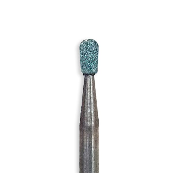 Dura-Green RD2 round CA (contra angle), 12/pk, silicon carbide finishing stones