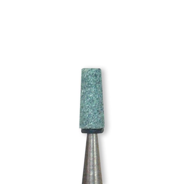 Dura-Green TC2 tapered cone CA (contra angle), 12/pk, silicon carbide finishing stones