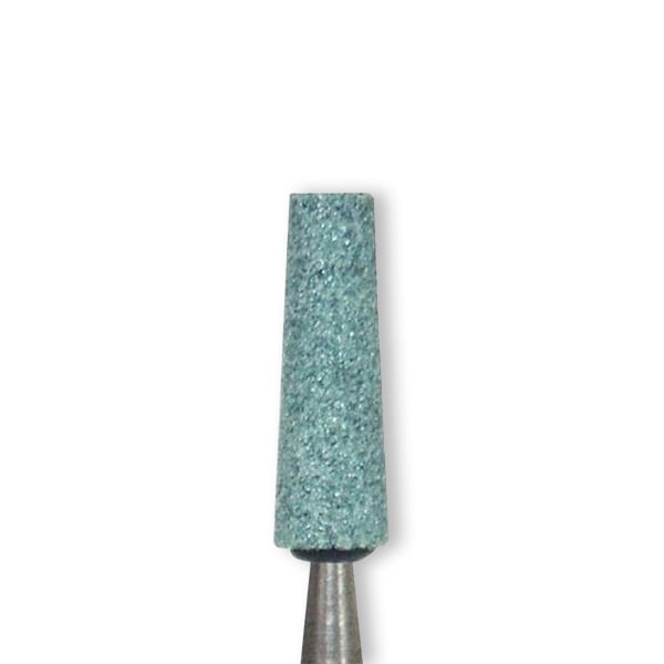 Dura-Green TC4 tapered cone CA (contra angle), 12/pk, silicon carbide finishing stones