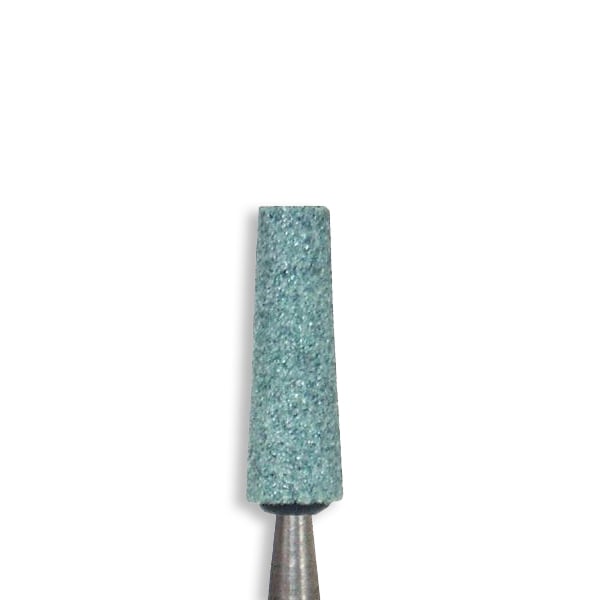 Dura-Green TC4 tapered cone HP (handpiece), 72/pk. Silicon carbide finishing stones