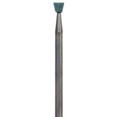 Dura-Green IC2 inverted cone FG (friction grip), 12/pk, silicon carbide finishing stones