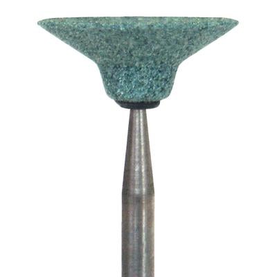 Dura-Green IC9 Inverted Cone HP (handpiece), 12/pk, silicon carbide finishing stones
