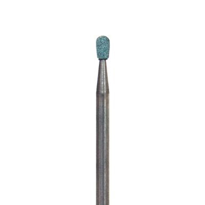 Dura-Green RD2 round FG (friction grip), 12/pk, silicon carbide finishing stones