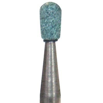 Dura-Green RD2 round HP (handpiece), 12/pk, silicon carbide finishing stones